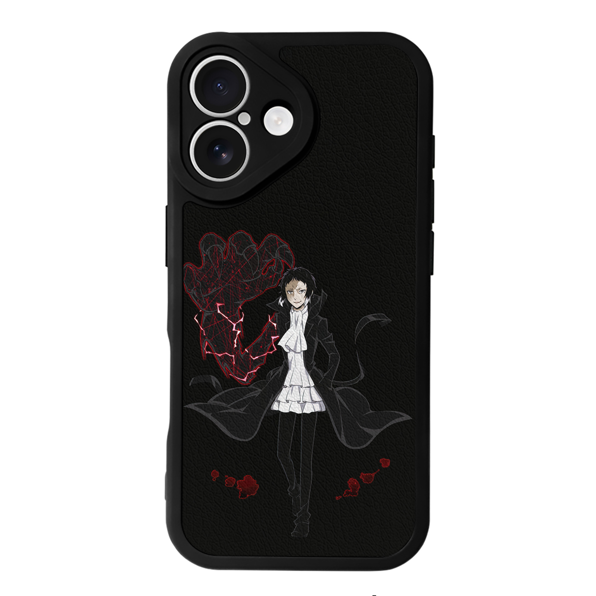 （画像用） 文豪ストレイドッグス Bungo Stray Dogs 【iPhone 16シリーズ対応】シリコンスマホケース（レザー調） 材質：シリコン